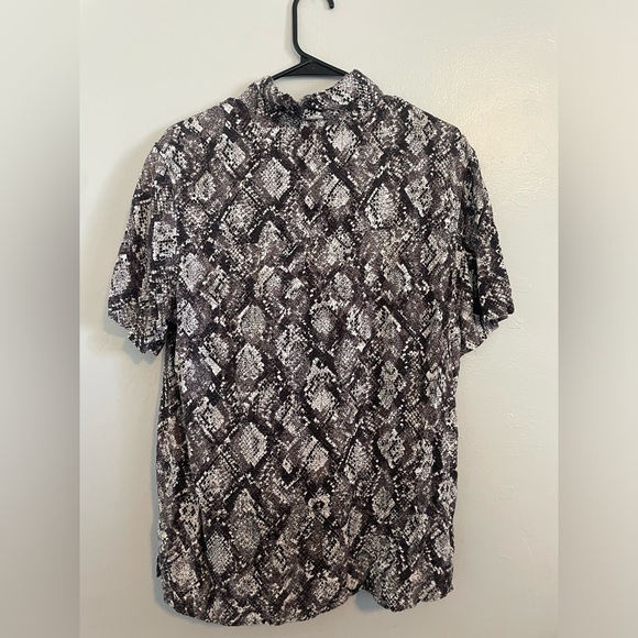 Snakeskin button down - Picture 2 of 2